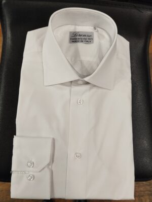 Popeline Bianca Vestibilità Slim