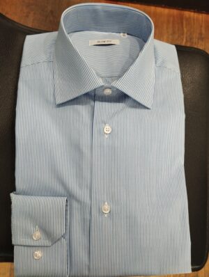 Millerighe Azzurro Vestibilità Slim